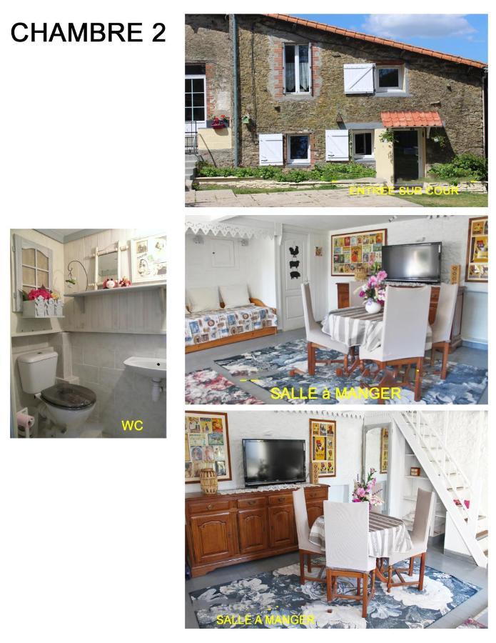 Bed and Breakfast Chez Martine Et Bernard Saint-Vincent-Sterlanges Exterior foto